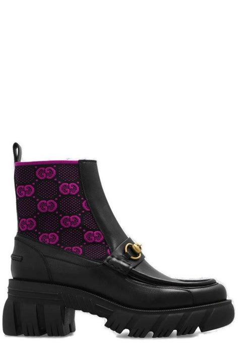 gucci chunky boots|gucci goth boots.